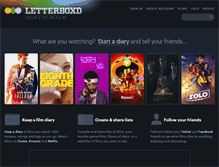 Tablet Screenshot of letterboxd.com